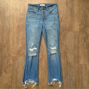 Madewell Cali Demi Boot Jeans Size 24